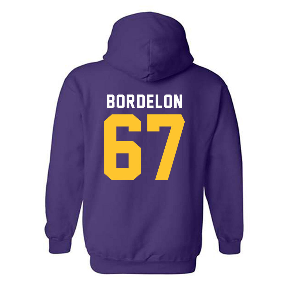LSU - NCAA Football : Bo Bordelon - Classic Shersey Hooded Sweatshirt-1