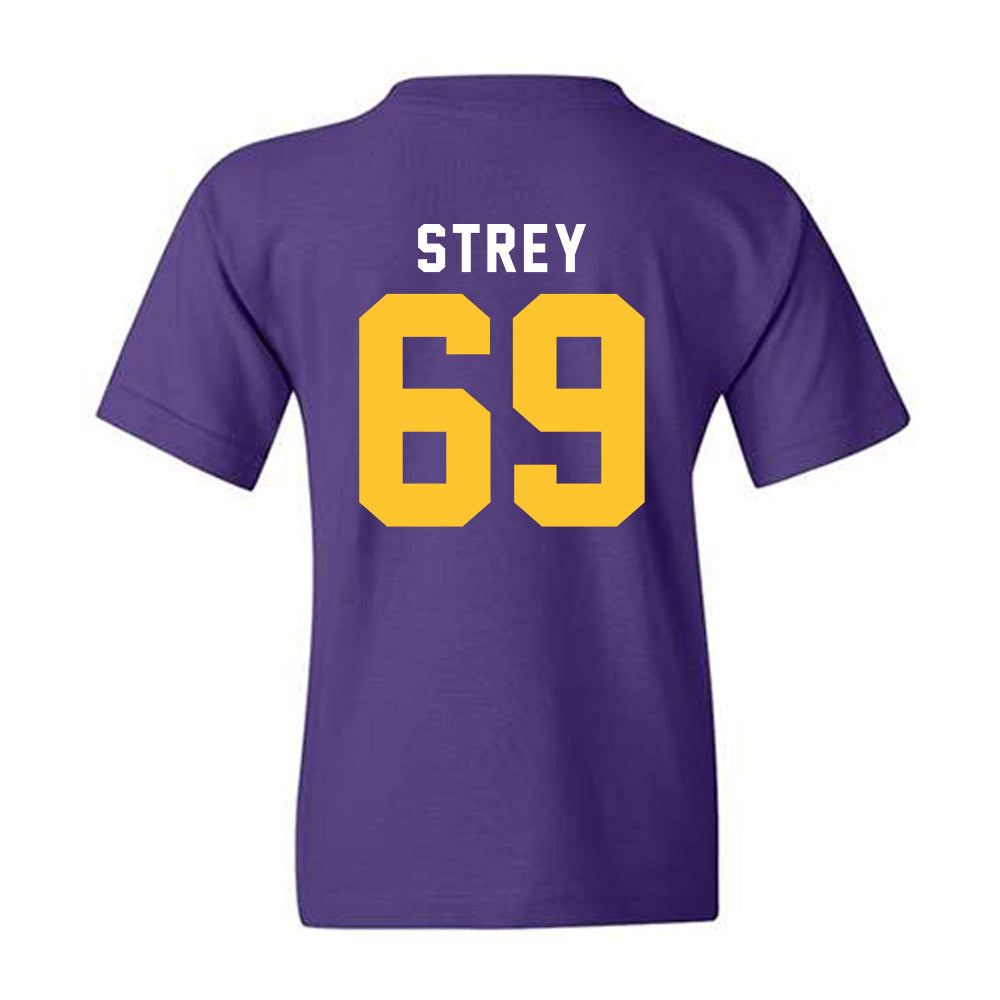 LSU - NCAA Football : Darrin Strey - Classic Shersey Youth T-Shirt-1