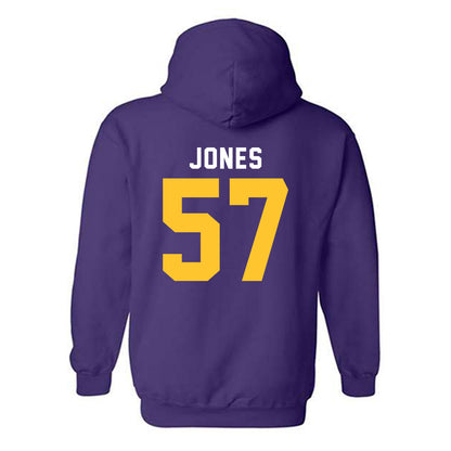 LSU - NCAA Football : Jakolby Jones - Classic Shersey Hooded Sweatshirt-1