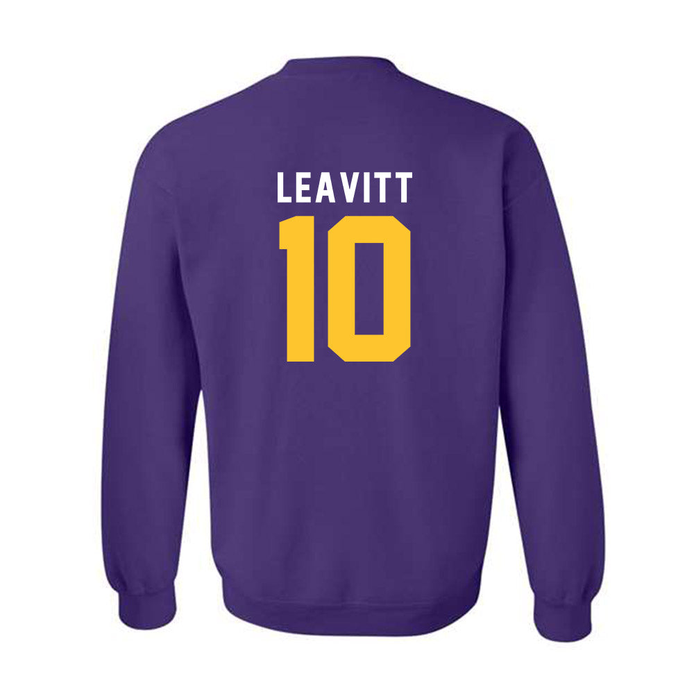 LSU - NCAA Football : Sam Leavitt - Classic Shersey Crewneck Sweatshirt-1