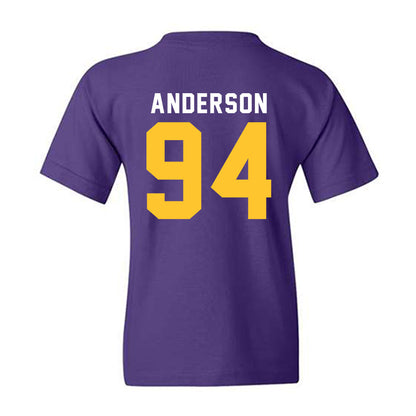 LSU - NCAA Football : Richard Anderson - Classic Shersey Youth T-Shirt-1