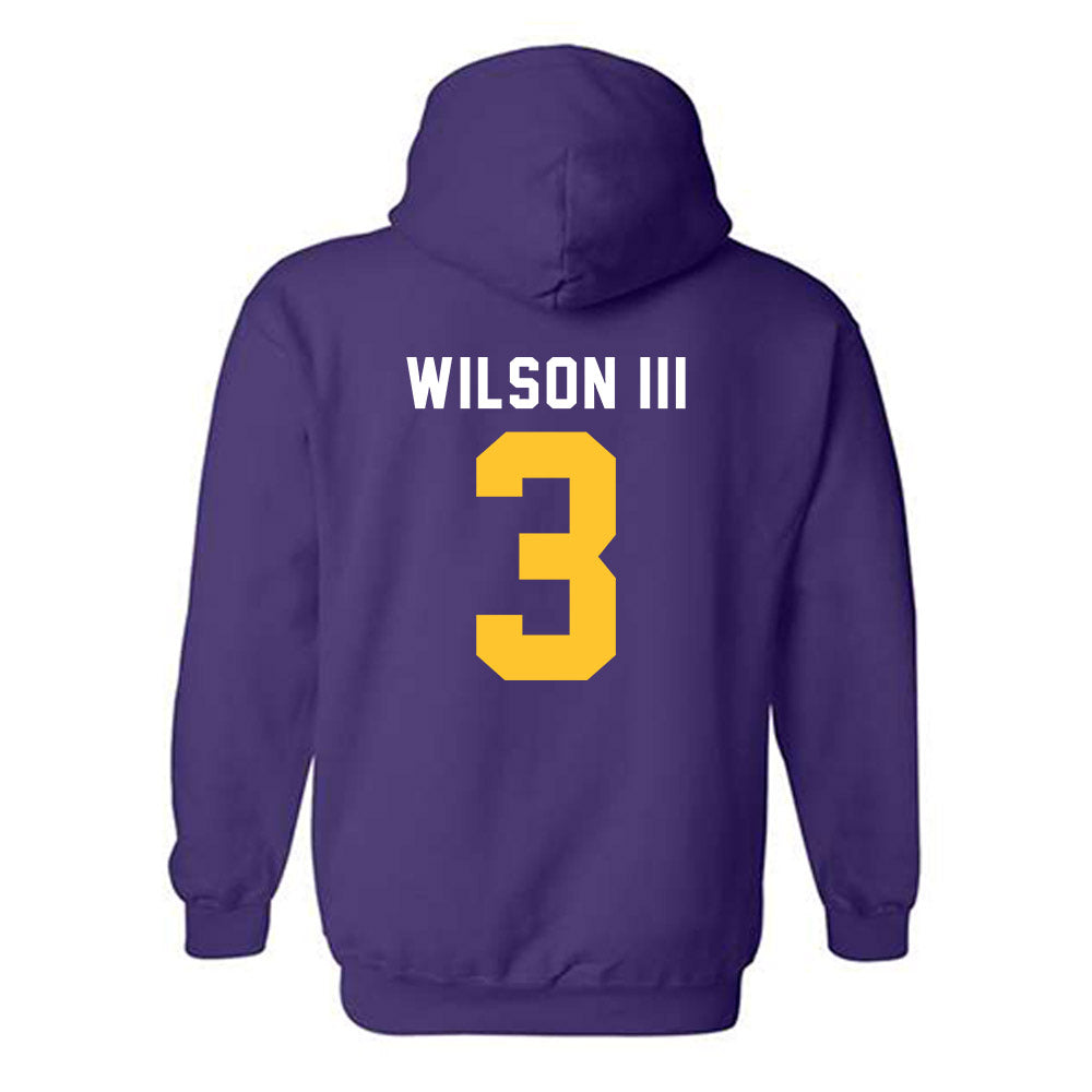 LSU - NCAA Football : Eugene Wilson III - Classic Shersey Hooded Sweatshirt-1