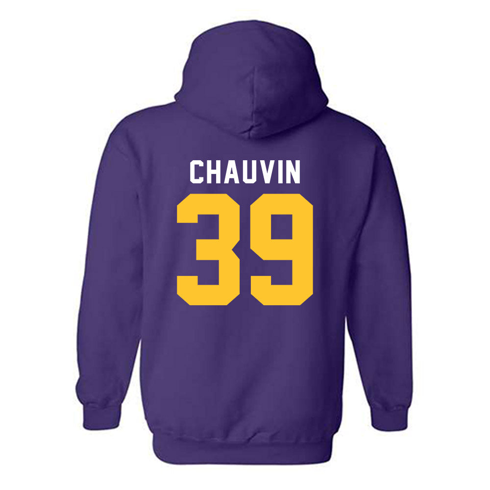 LSU - NCAA Football : Reid Chauvin - Classic Shersey Hooded Sweatshirt-1