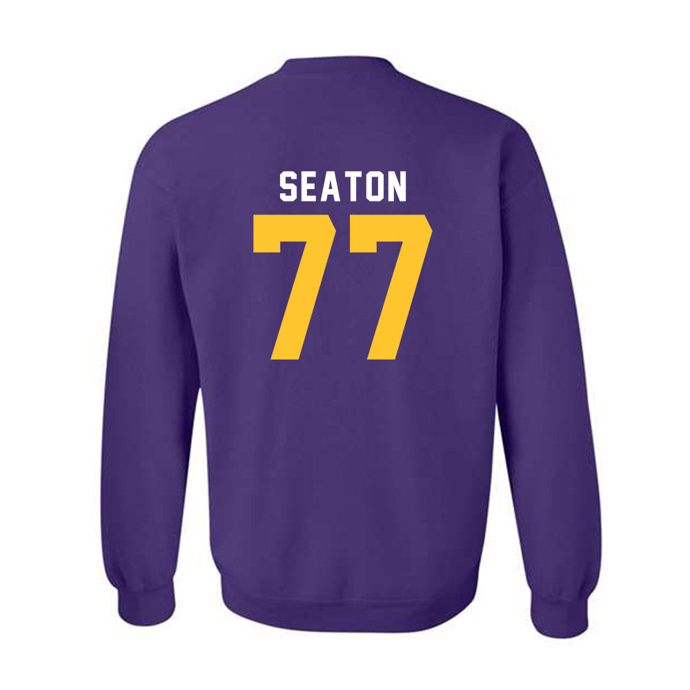 LSU - NCAA Football : Jordan Seaton - Classic Shersey Crewneck Sweatshirt-1