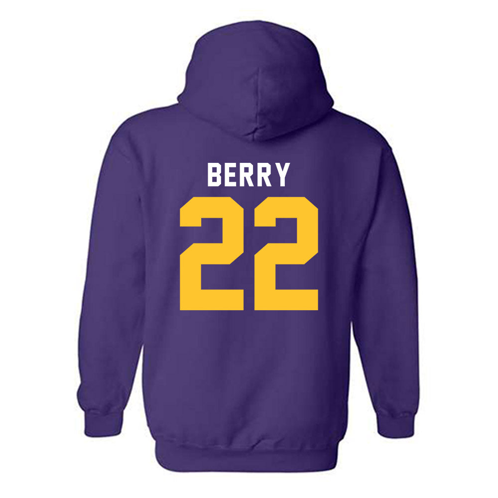 LSU - NCAA Football : Harlem Berry - Classic Shersey Hooded Sweatshirt-1