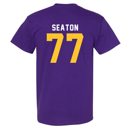 LSU - NCAA Football : Jordan Seaton - Classic Shersey T-Shirt-1