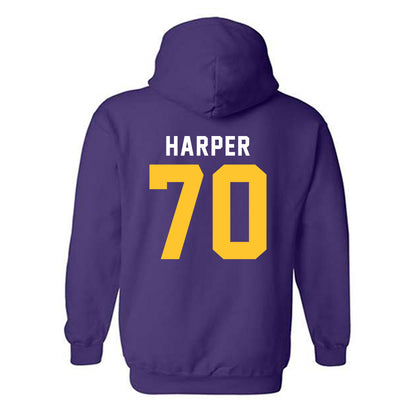 LSU - NCAA Football : Devin Harper - Classic Shersey Hooded Sweatshirt-1