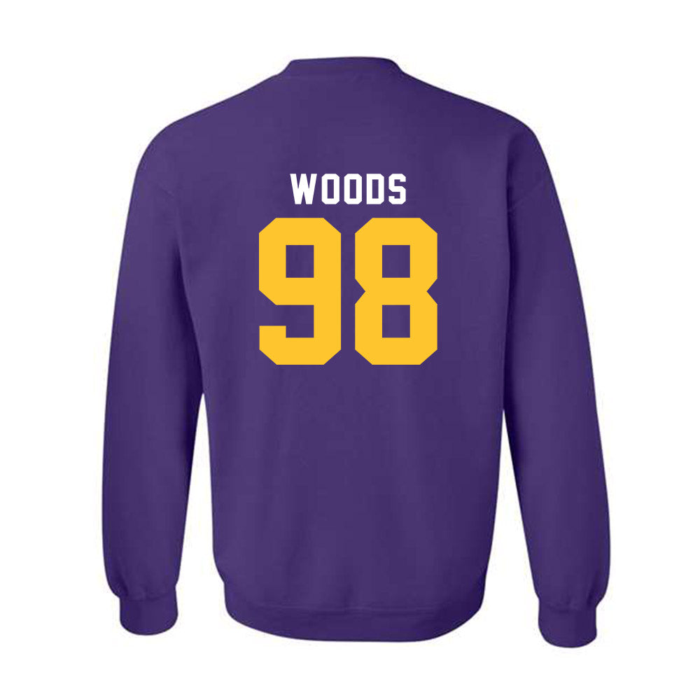 LSU - NCAA Football : Achilles Woods - Classic Shersey Crewneck Sweatshirt-1