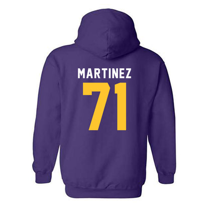 LSU - NCAA Football : Brysten Martinez - Classic Shersey Hooded Sweatshirt-1