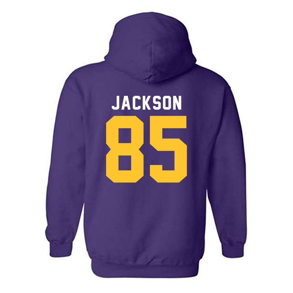 LSU - NCAA Football : Josh Jackson - Classic Shersey Hooded Sweatshirt-1