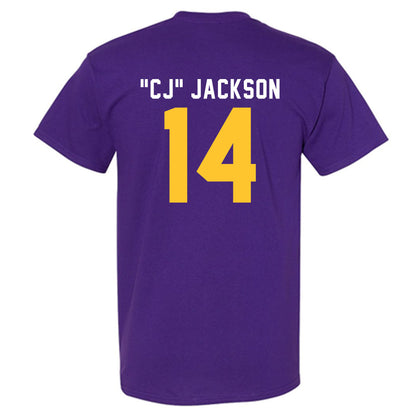 LSU - NCAA Football : Christopher "CJ" Jackson - Classic Shersey T-Shirt-1