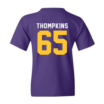 LSU - NCAA Football : Sean Thompkins - Classic Shersey Youth T-Shirt-1