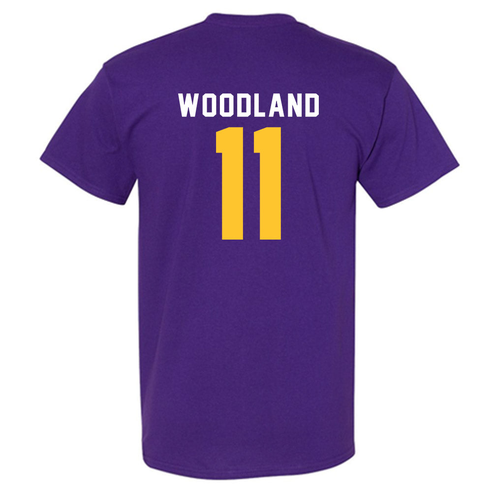 LSU - NCAA Football : PJ Woodland - Classic Shersey T-Shirt-1