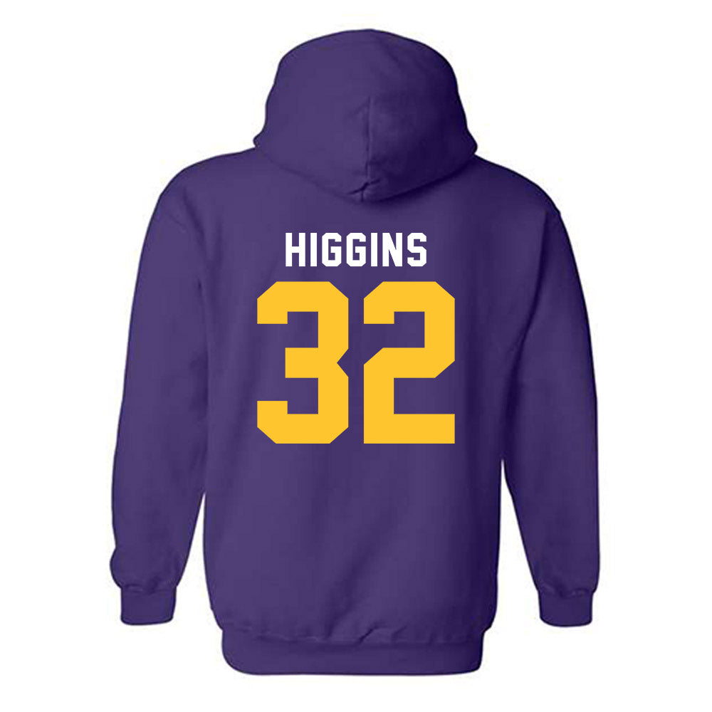 LSU - NCAA Football : Gavin Higgins - Classic Shersey Hooded Sweatshirt-1