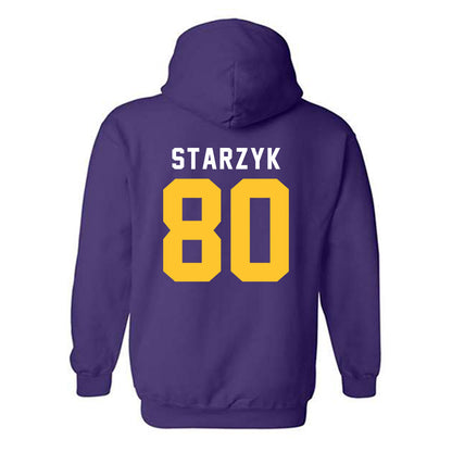 LSU - NCAA Football : Scott Starzyk - Classic Shersey Hooded Sweatshirt-1