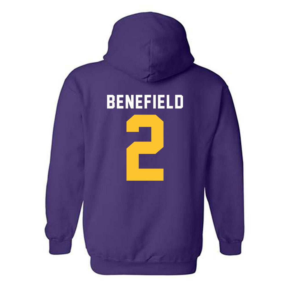 LSU - NCAA Football : Ty Benefield - Classic Shersey Hooded Sweatshirt-1