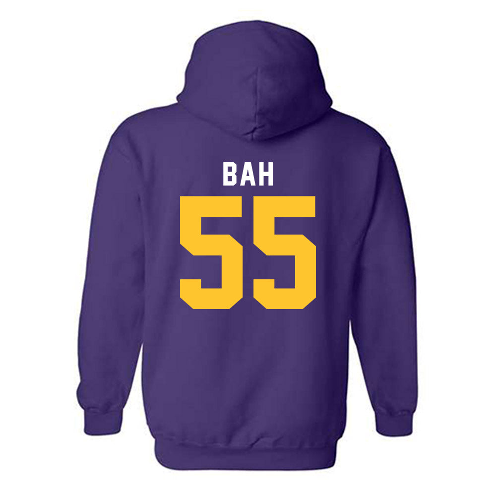 LSU - NCAA Football : Aliou Bah - Classic Shersey Hooded Sweatshirt-1