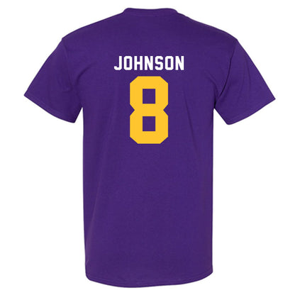 LSU - NCAA Football : Jujuan Johnson - Classic Shersey T-Shirt-1