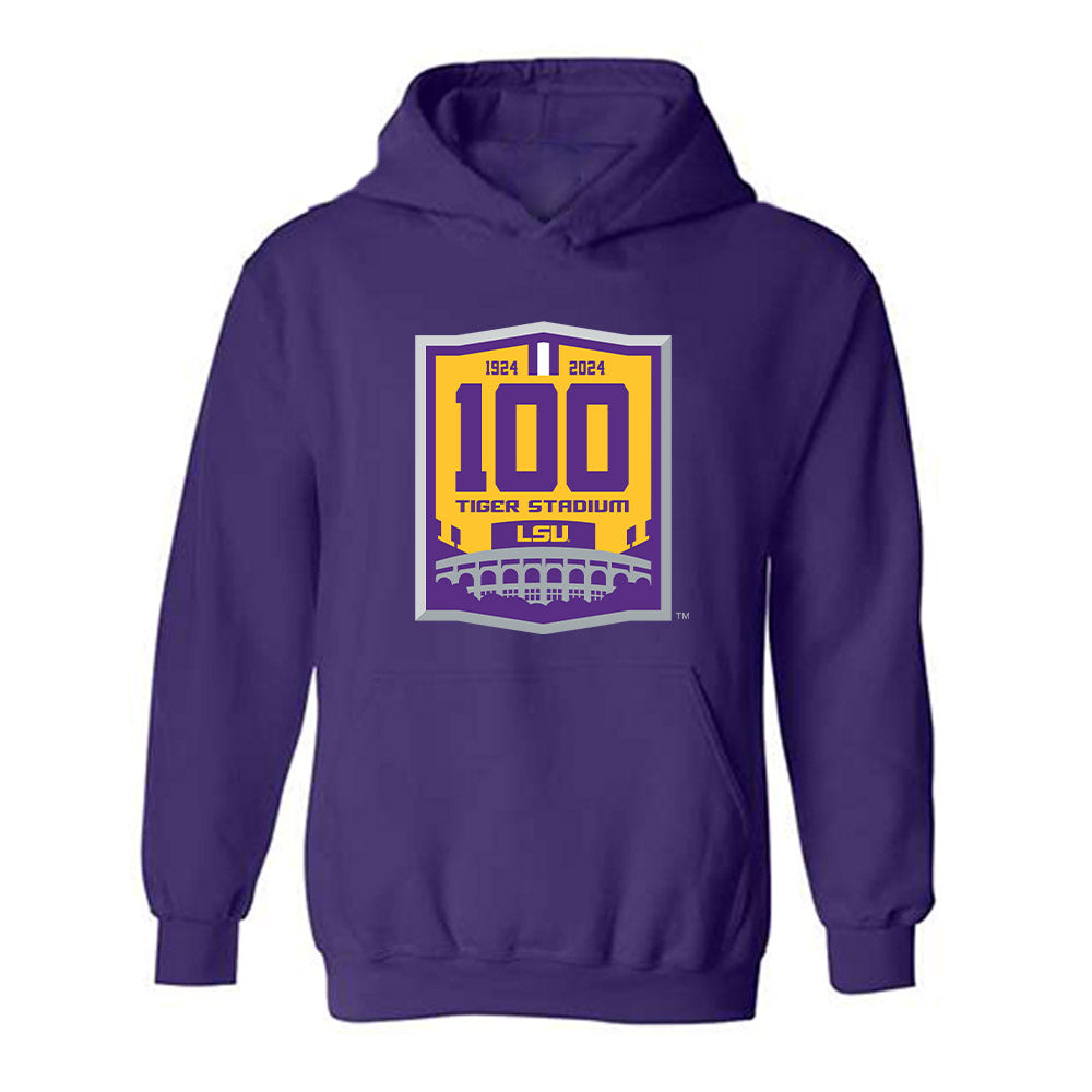 LSU - NCAA Football : Aliou Bah - Classic Shersey Hooded Sweatshirt-0
