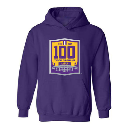 LSU - NCAA Football : Aliou Bah - Classic Shersey Hooded Sweatshirt-0