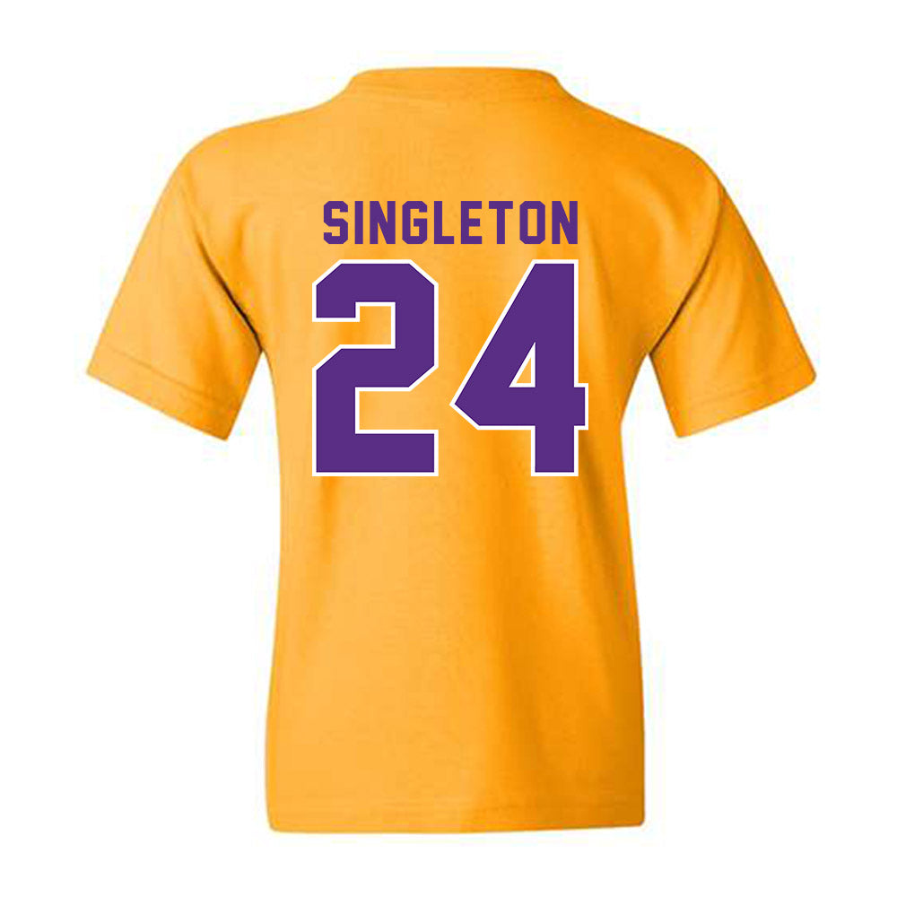 LSU - NCAA Football : Tylen Singleton - Classic Shersey Youth T-Shirt-1