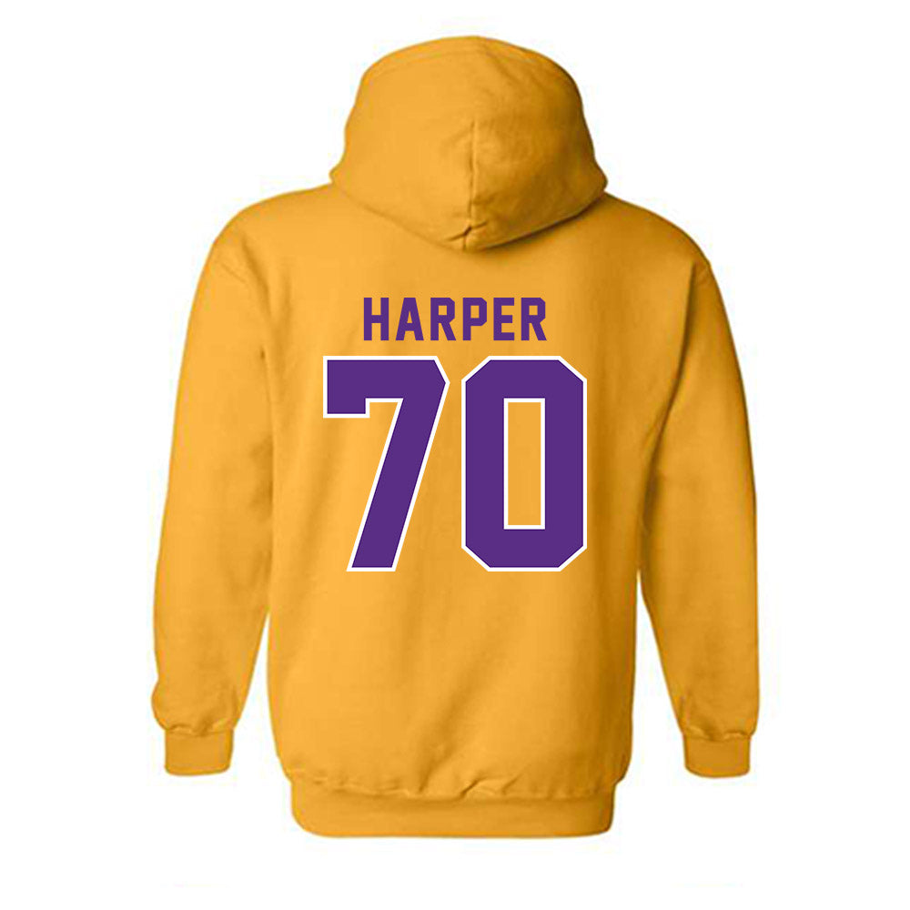 LSU - NCAA Football : Devin Harper - Classic Shersey Hooded Sweatshirt-1