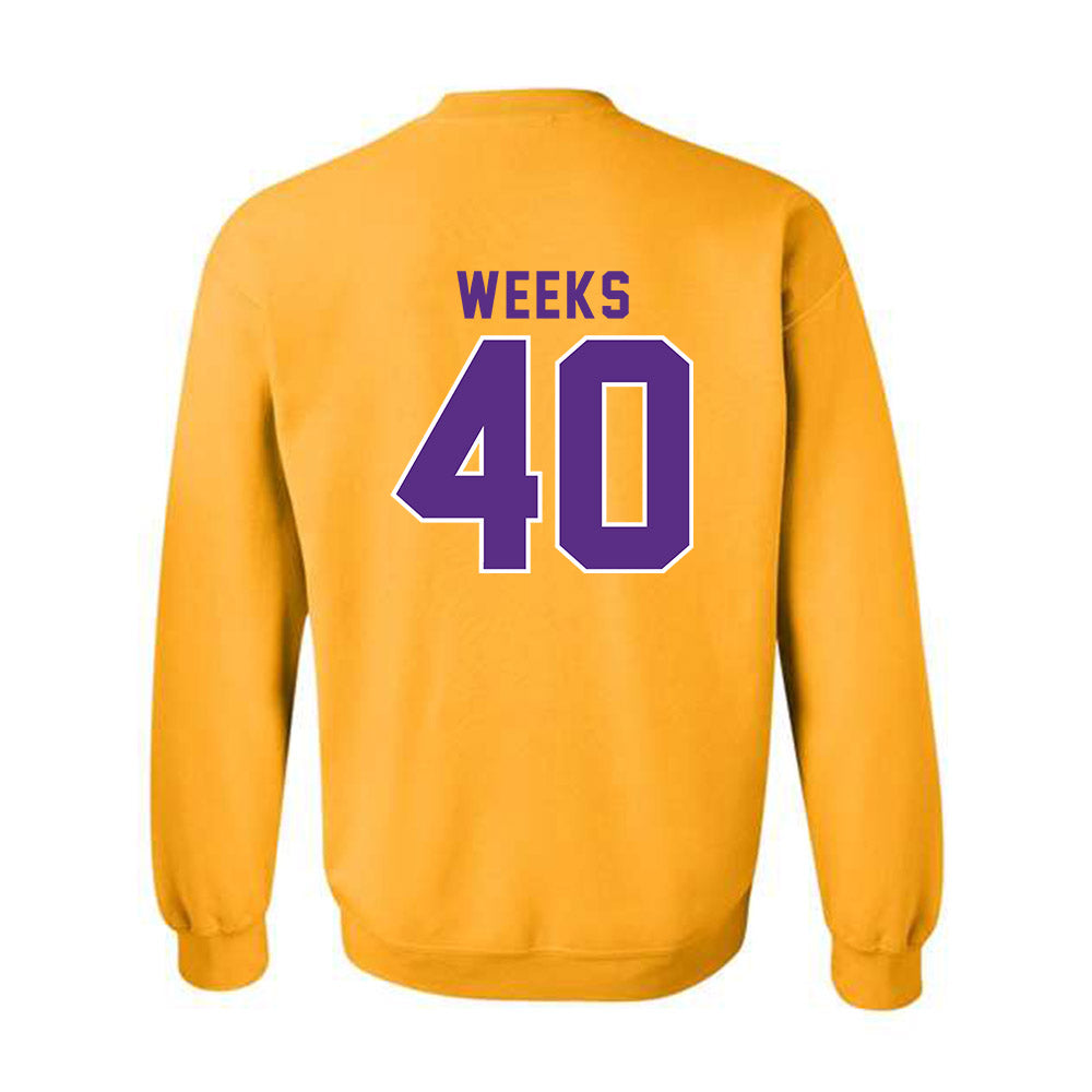 LSU - NCAA Football : Whit Weeks - Classic Shersey Crewneck Sweatshirt-1