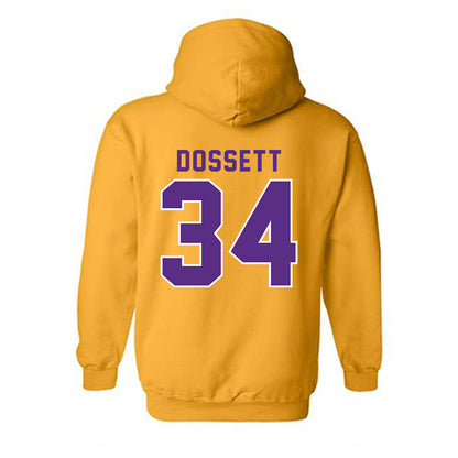 LSU - NCAA Football : Mason Dossett - Classic Shersey Hooded Sweatshirt-1