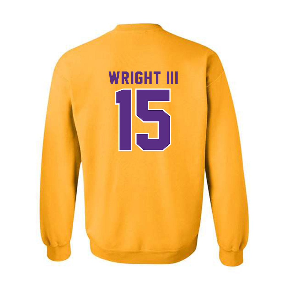 LSU - NCAA Football : Phillip Wright III - Classic Shersey Crewneck Sweatshirt-1
