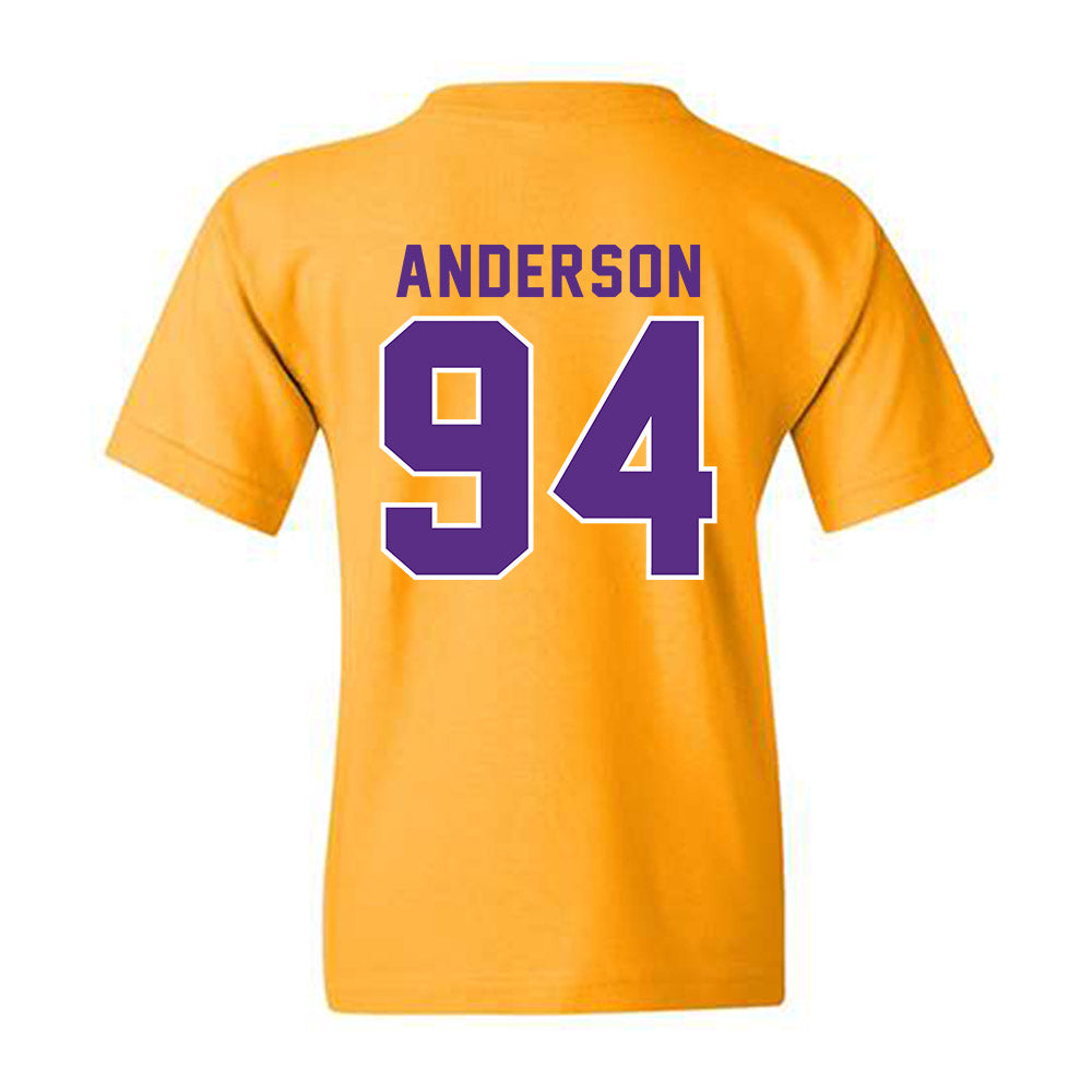 LSU - NCAA Football : Richard Anderson - Classic Shersey Youth T-Shirt-1