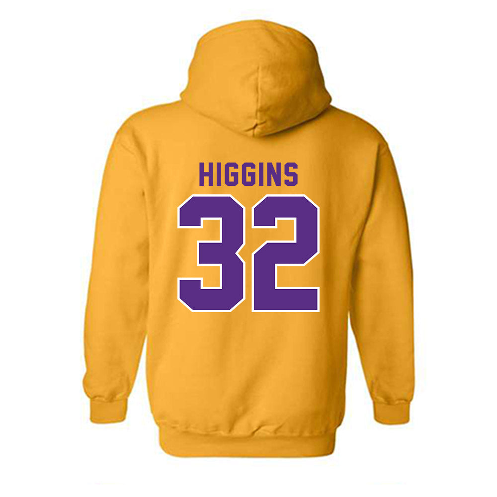 LSU - NCAA Football : Gavin Higgins - Classic Shersey Hooded Sweatshirt-1