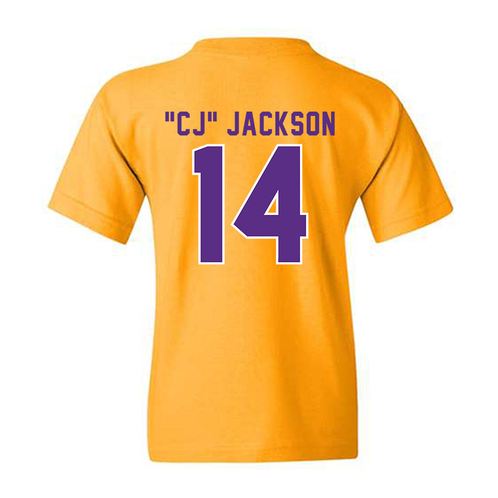 LSU - NCAA Football : Christopher "CJ" Jackson - Classic Shersey Youth T-Shirt-1