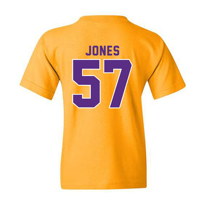 LSU - NCAA Football : Jakolby Jones - Classic Shersey Youth T-Shirt-1