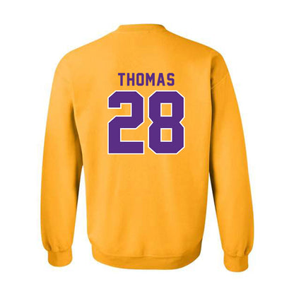 LSU - NCAA Football : Jhase Thomas - Classic Shersey Crewneck Sweatshirt-1