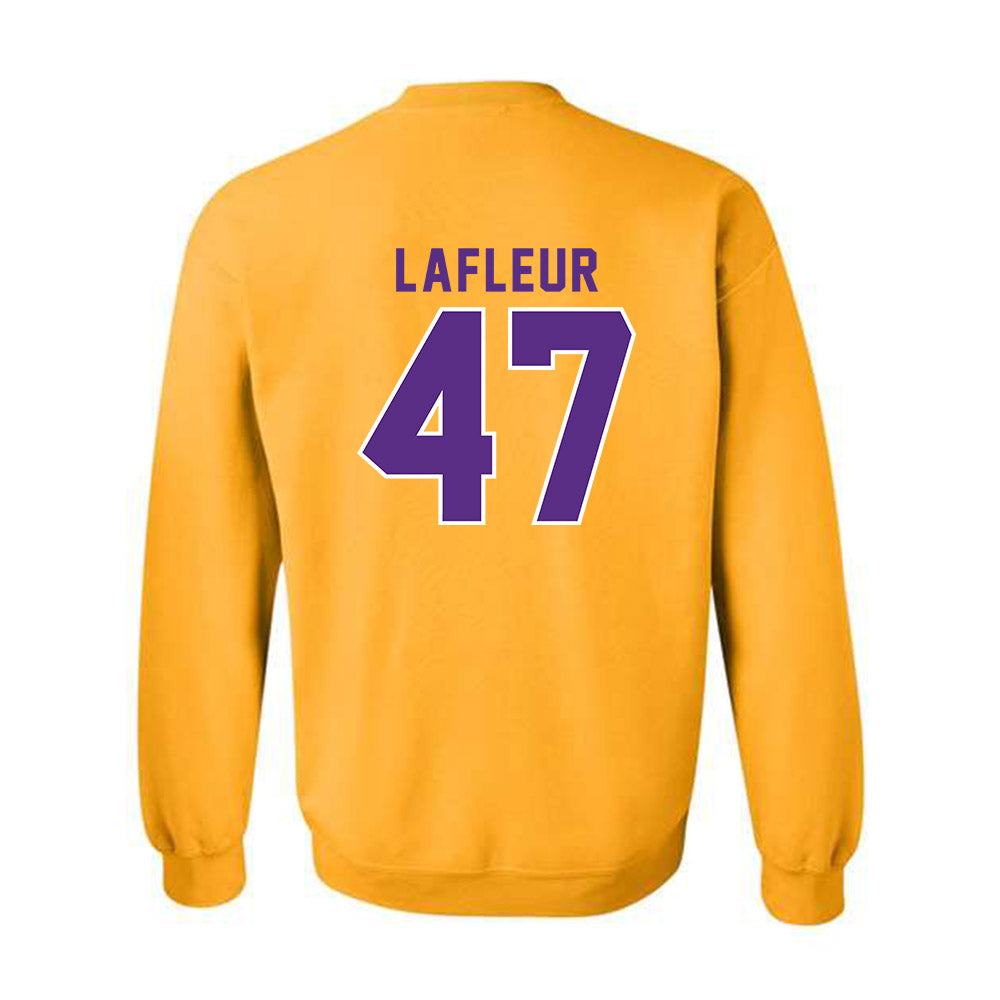 LSU - NCAA Football : JD LaFleur - Classic Shersey Crewneck Sweatshirt-1