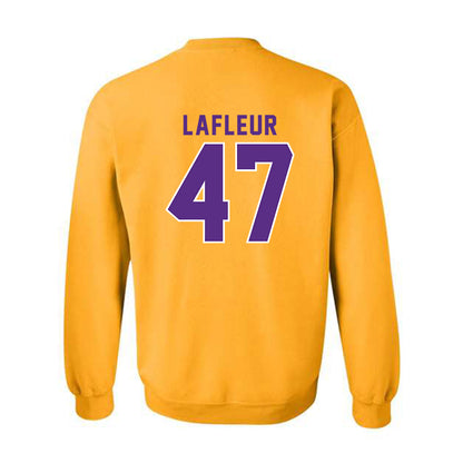 LSU - NCAA Football : JD LaFleur - Classic Shersey Crewneck Sweatshirt-1