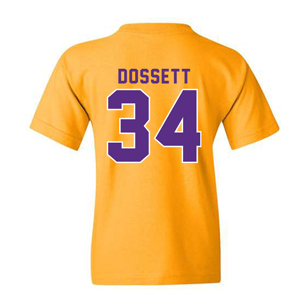 LSU - NCAA Football : Mason Dossett - Classic Shersey Youth T-Shirt-1