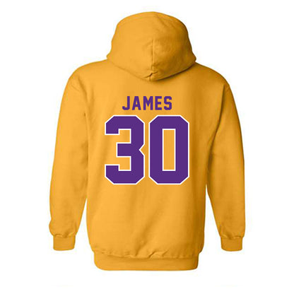 LSU - NCAA Football : Treylan James - Classic Shersey Hooded Sweatshirt-1