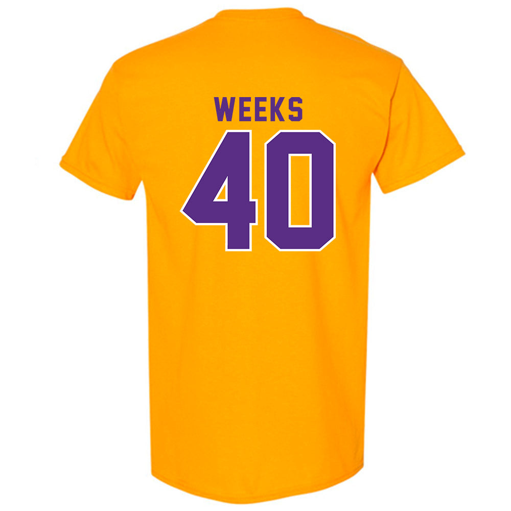 LSU - NCAA Football : Whit Weeks - Classic Shersey T-Shirt-1
