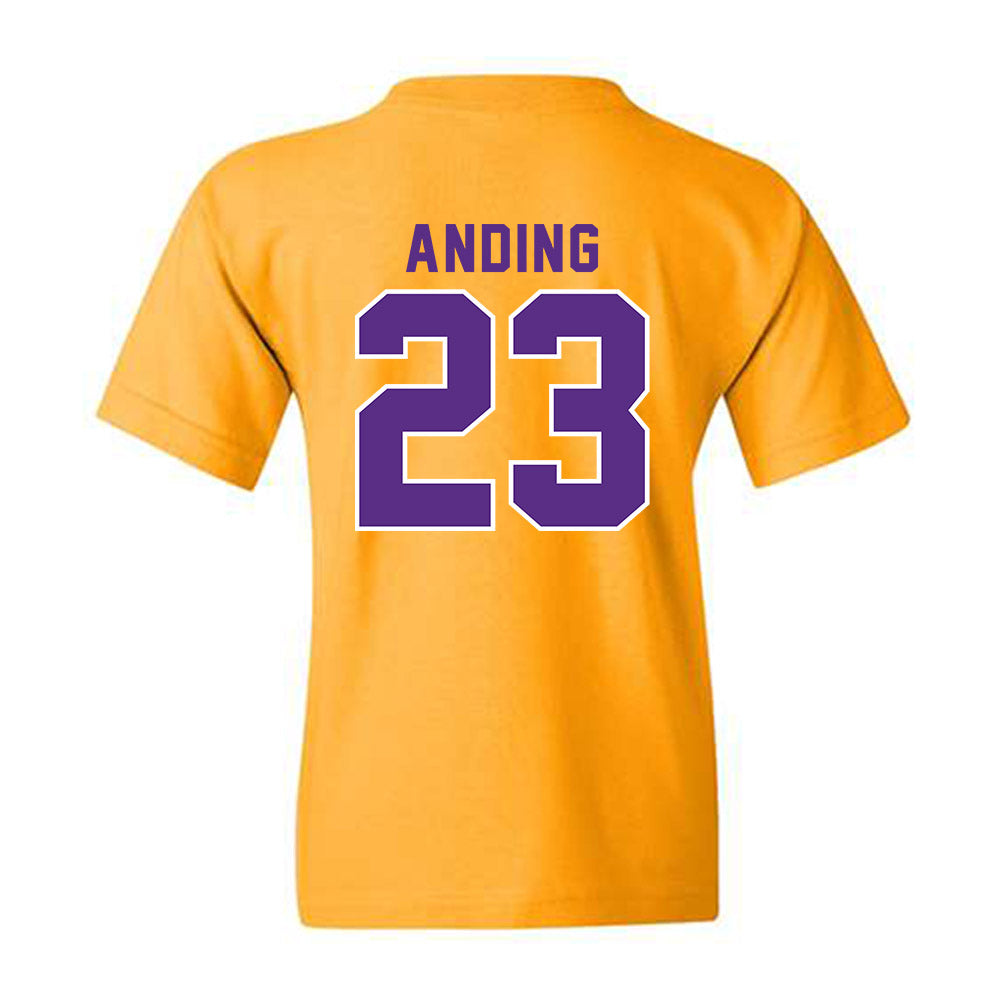 LSU - NCAA Football : Aidan Anding - Classic Shersey Youth T-Shirt-1