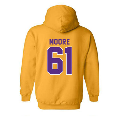 LSU - NCAA Football : Braelin Moore - Classic Shersey Hooded Sweatshirt-1