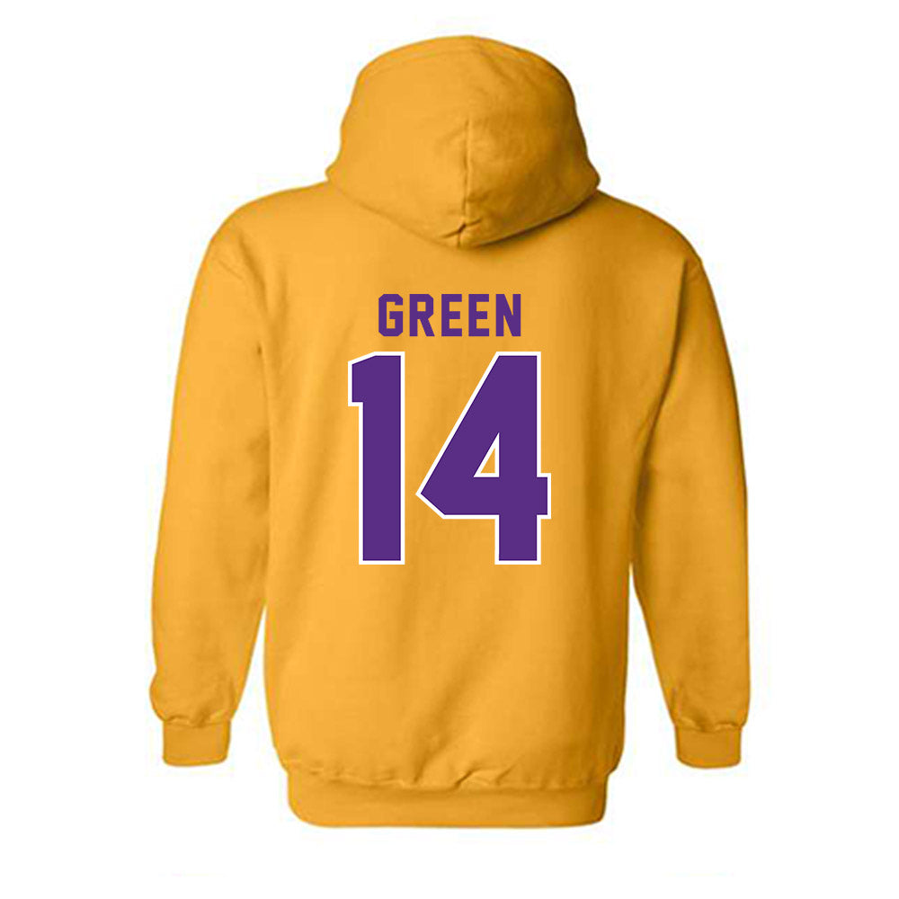 LSU - NCAA Football : Trey'Dez Green - Classic Shersey Hooded Sweatshirt-1