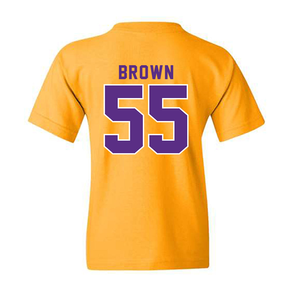 LSU - NCAA Football : Lamar Brown - Classic Shersey Youth T-Shirt-1