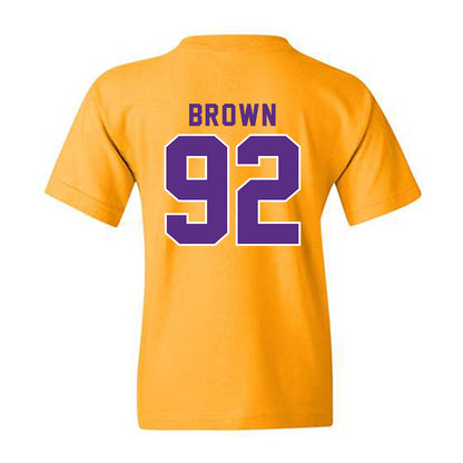 LSU - NCAA Football : Brandon Brown - Classic Shersey Youth T-Shirt-1