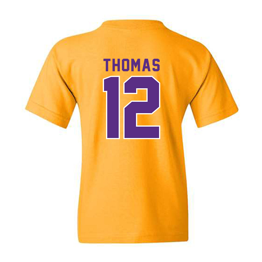 LSU - NCAA Football : Malachi Thomas - Classic Shersey Youth T-Shirt-1