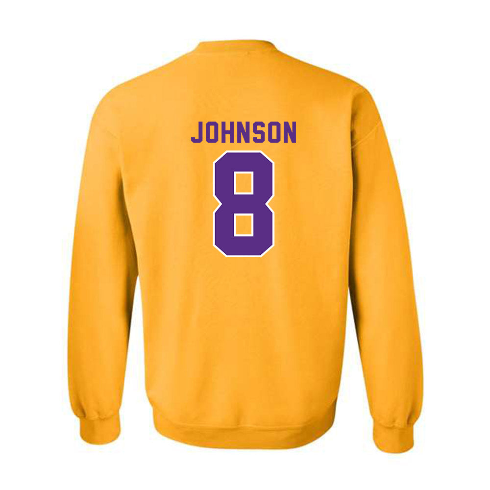LSU - NCAA Football : Jujuan Johnson - Classic Shersey Crewneck Sweatshirt-1
