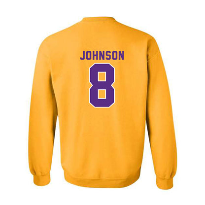 LSU - NCAA Football : Jujuan Johnson - Classic Shersey Crewneck Sweatshirt-1