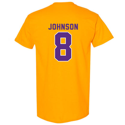 LSU - NCAA Football : Jujuan Johnson - Classic Shersey T-Shirt-1
