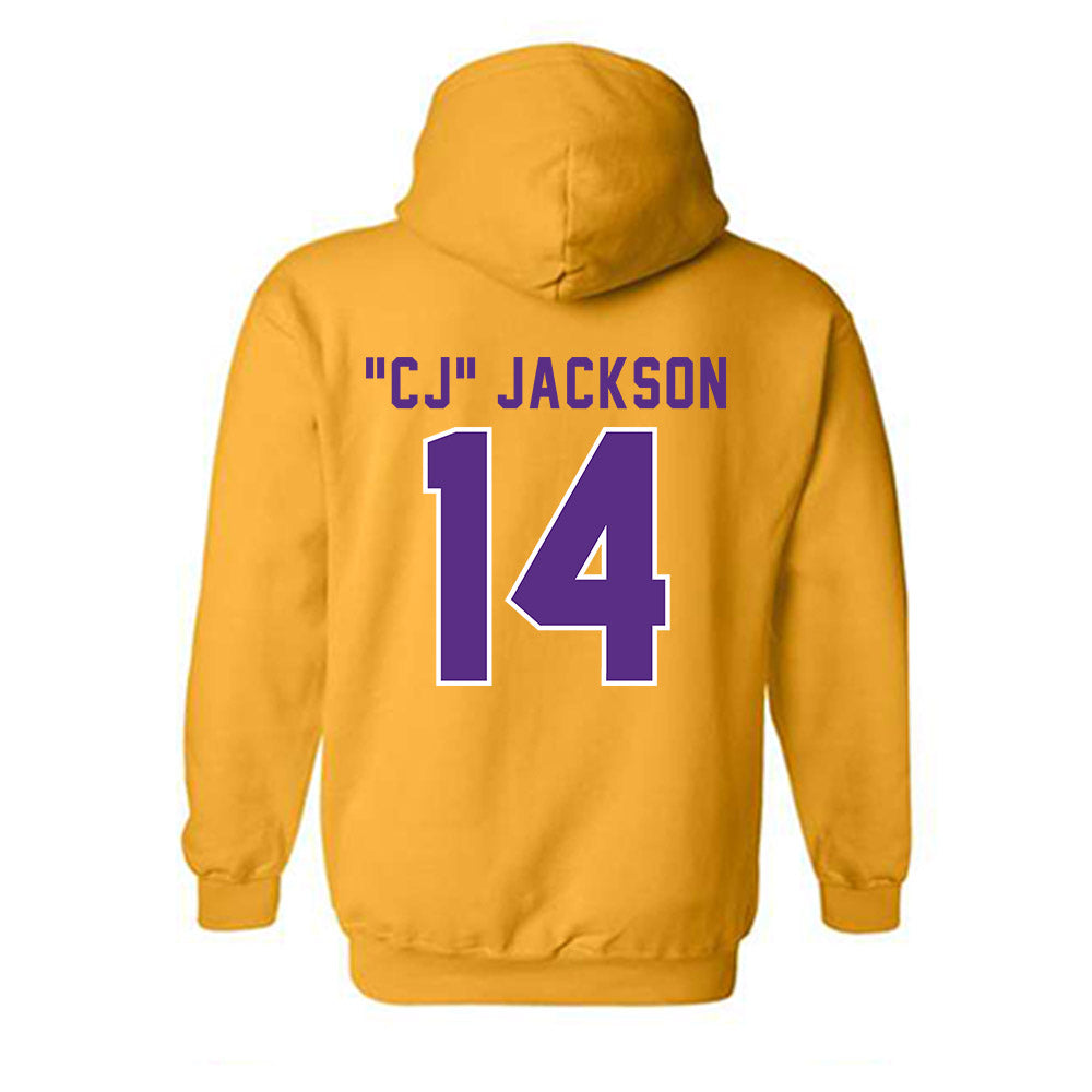 LSU - NCAA Football : Christopher "CJ" Jackson - Classic Shersey Hooded Sweatshirt-1