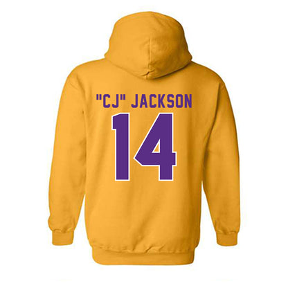 LSU - NCAA Football : Christopher "CJ" Jackson - Classic Shersey Hooded Sweatshirt-1